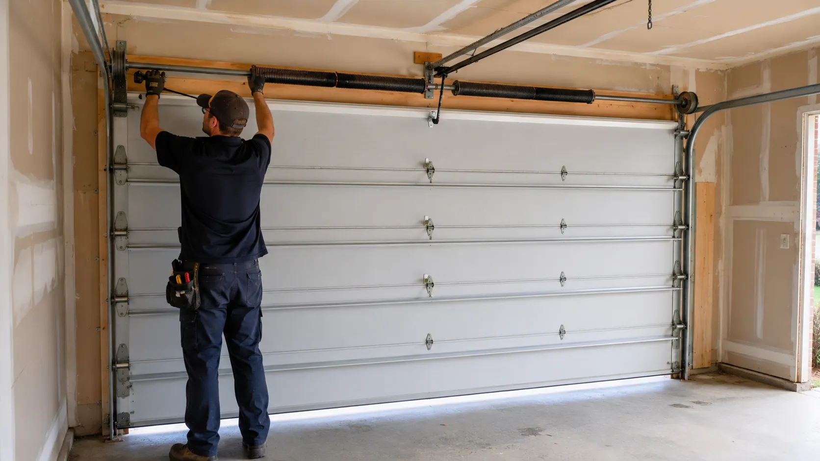 Garage door work by Greenville Garage Door Co in Greenville, SC
