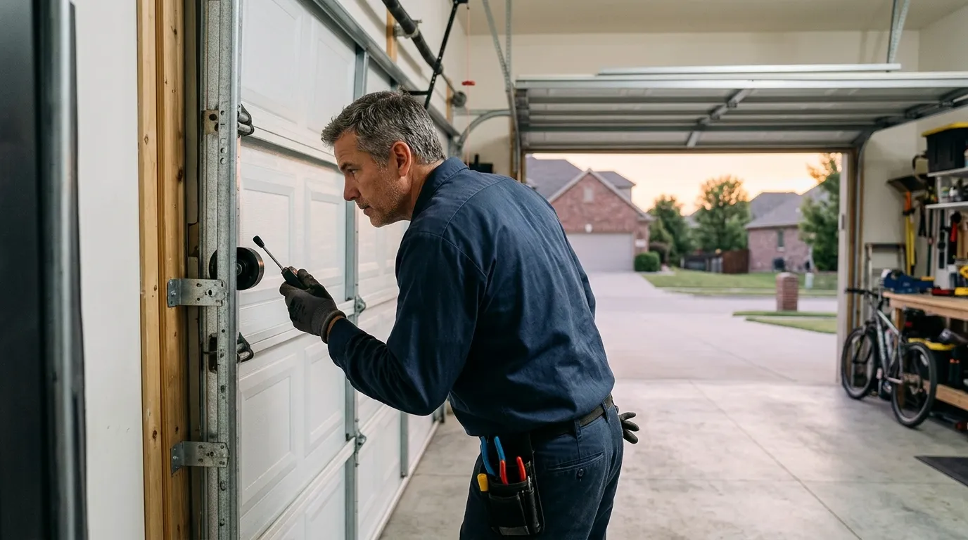 Garage door work by Greenville Garage Door Co in Greenville, SC