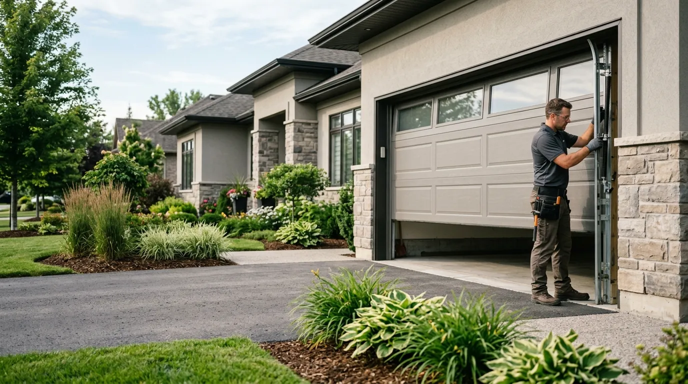 Garage door work by Greenville Garage Door Co in Greenville, SC
